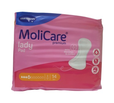 ДП ПАРЧЕ ЗА РОДИЛКА MOLICARE 4к. х 14бр ХАРТМАН